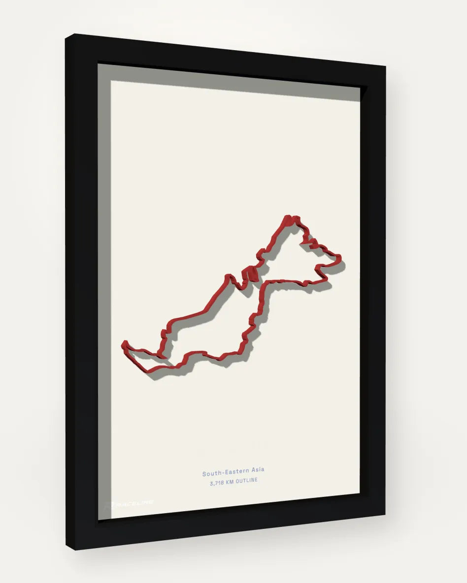 Malaysia poster with solid background