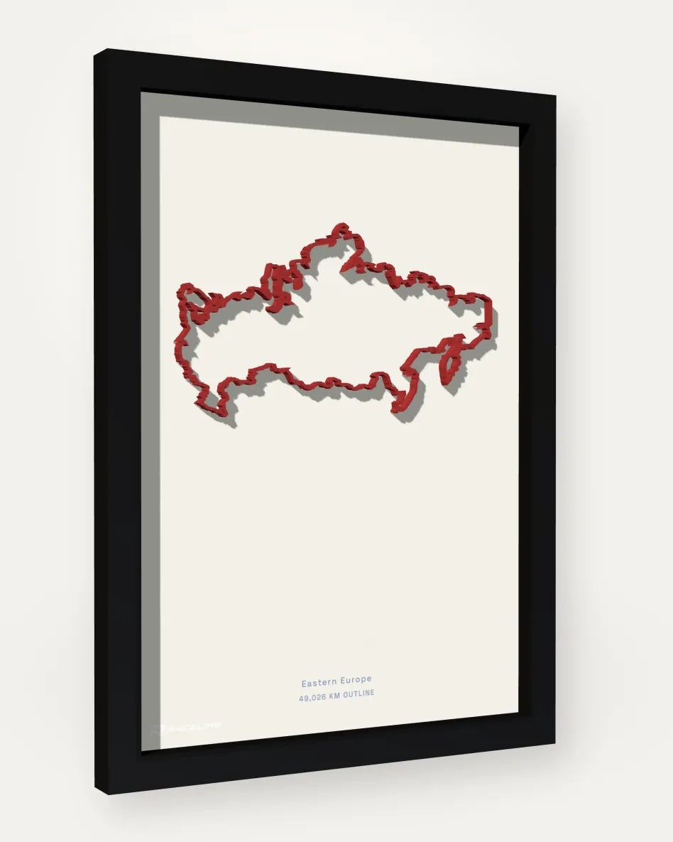 Russia poster with solid background