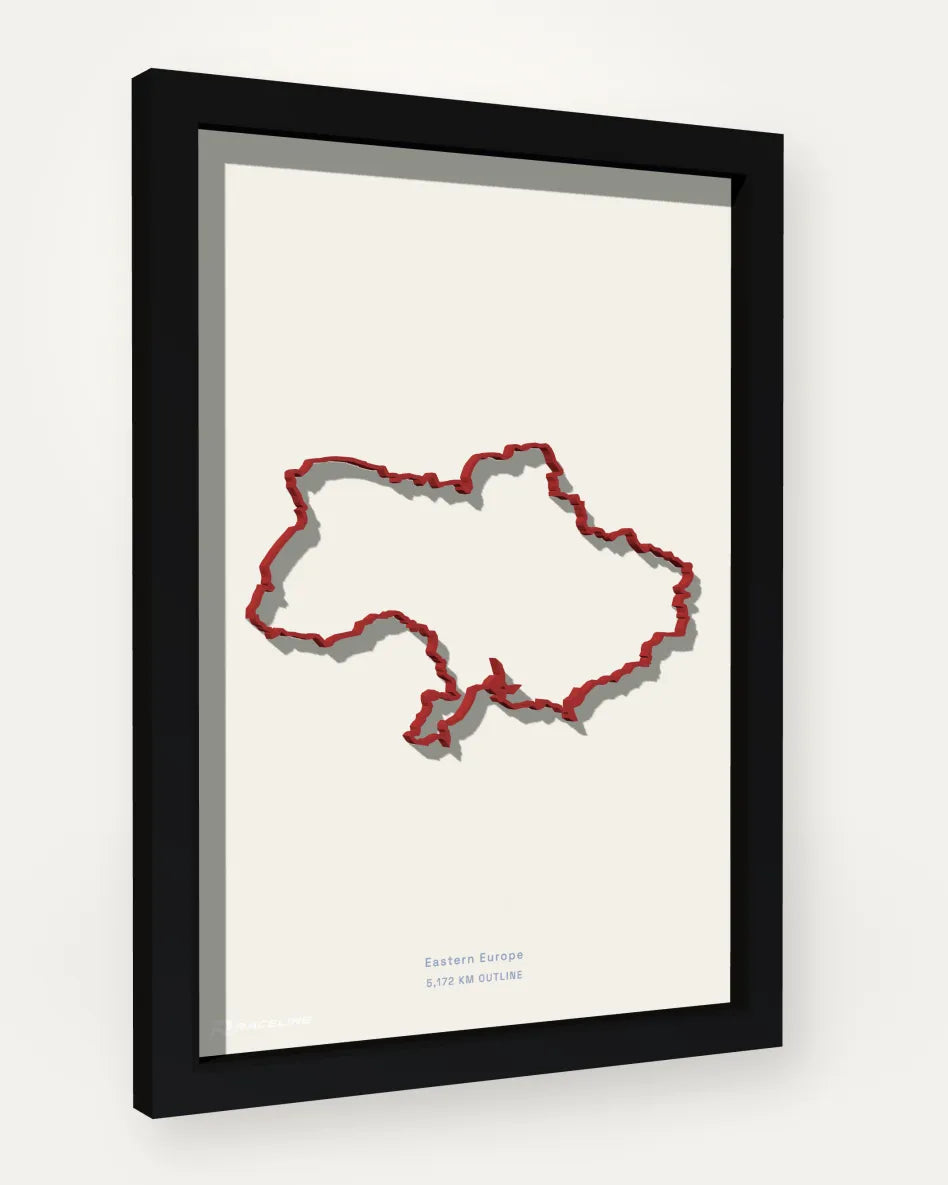 Ukraine poster with solid background