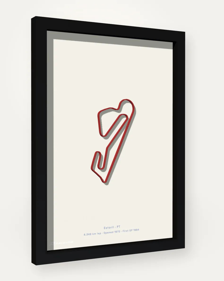 Autódromo do Estoril poster with solid background