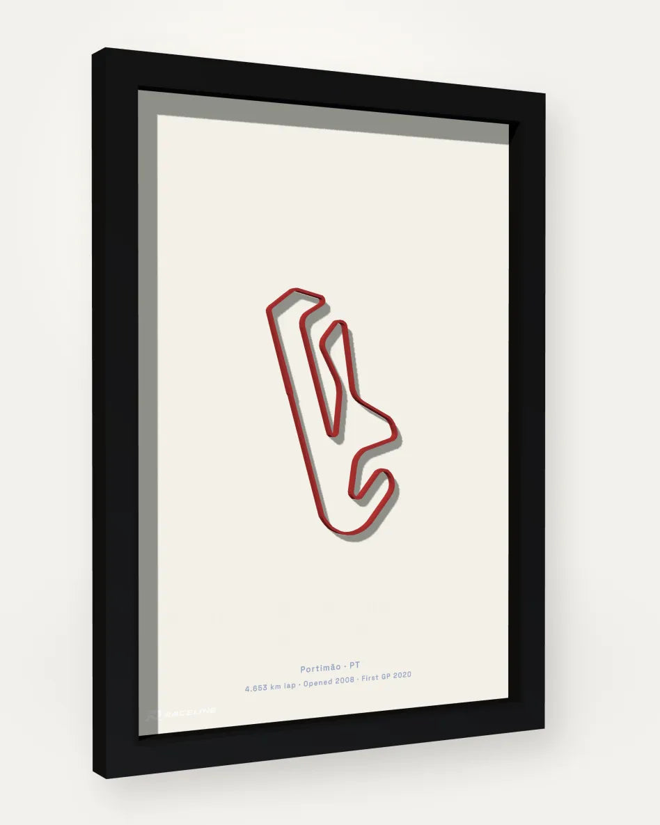 Autódromo Internacional do Algarve poster with solid background