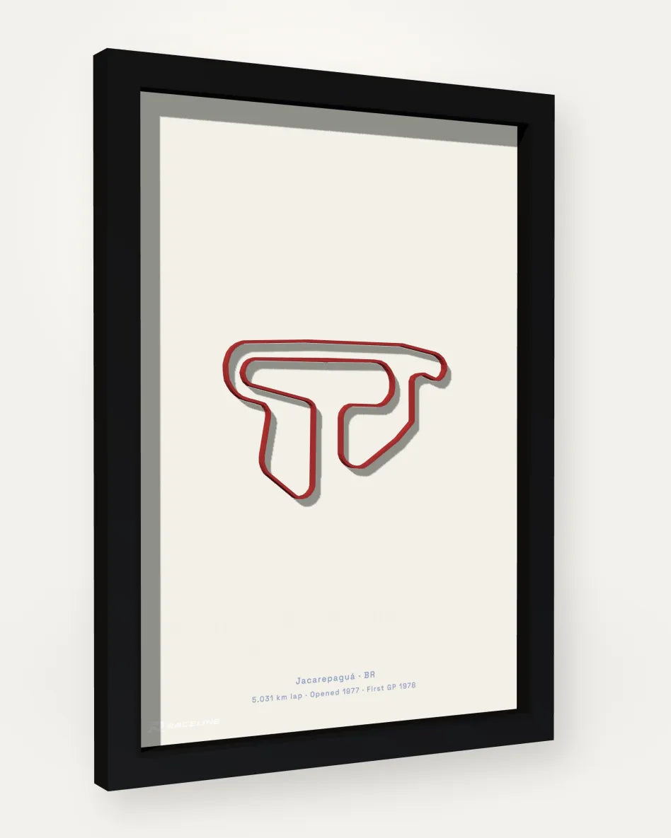 Autódromo Internacional Nelson Piquet poster with solid background