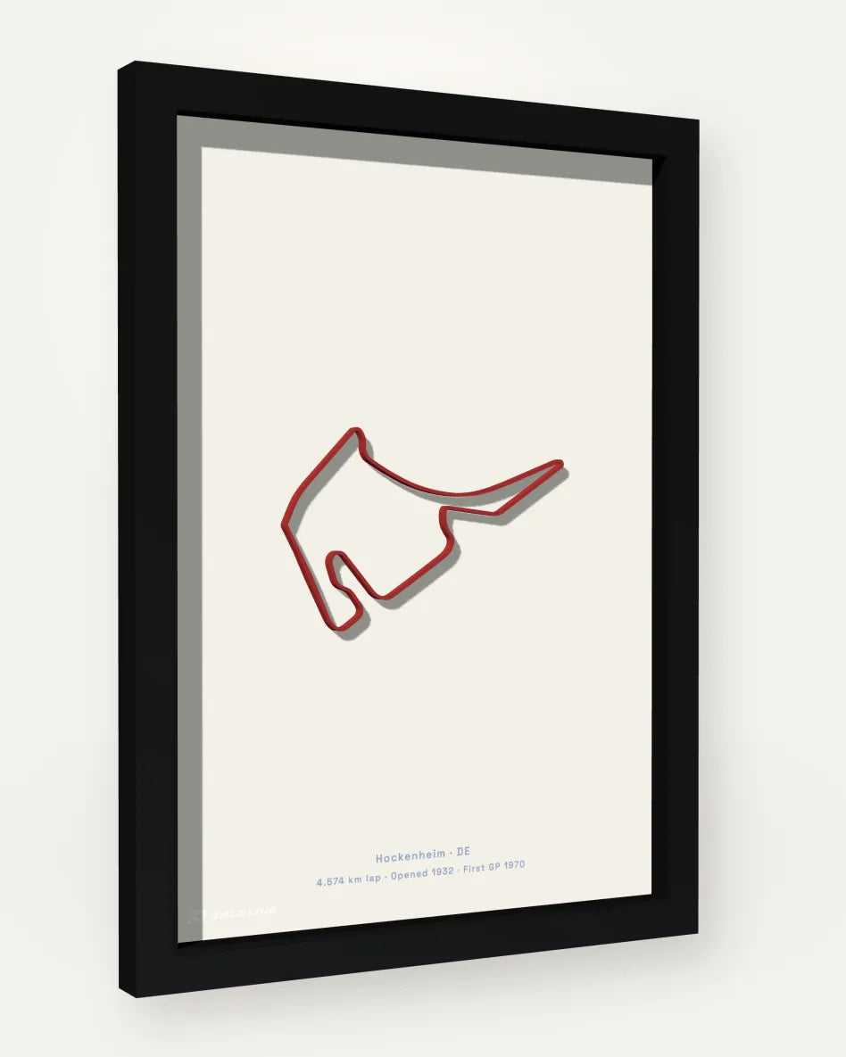 Hockenheimring poster with solid background