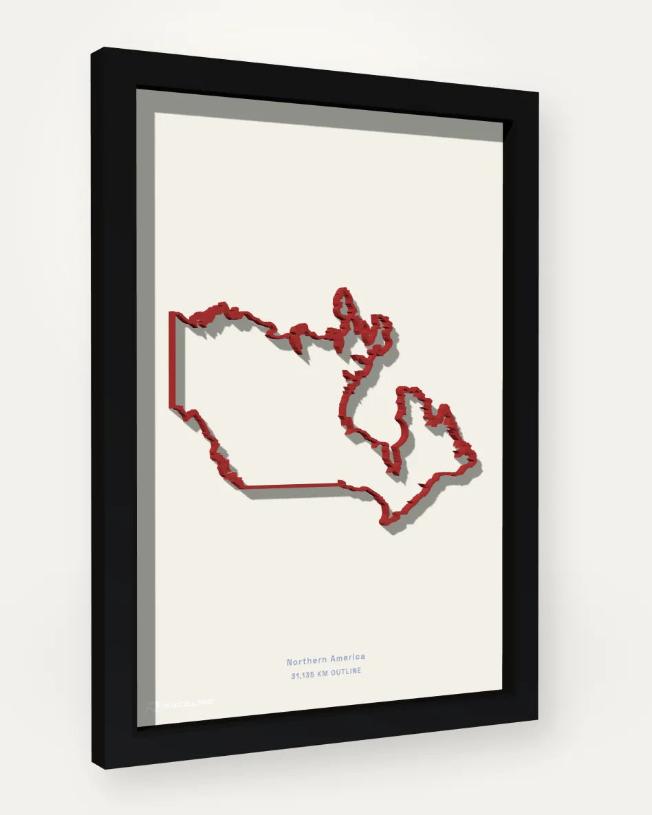 Canada poster with solid background