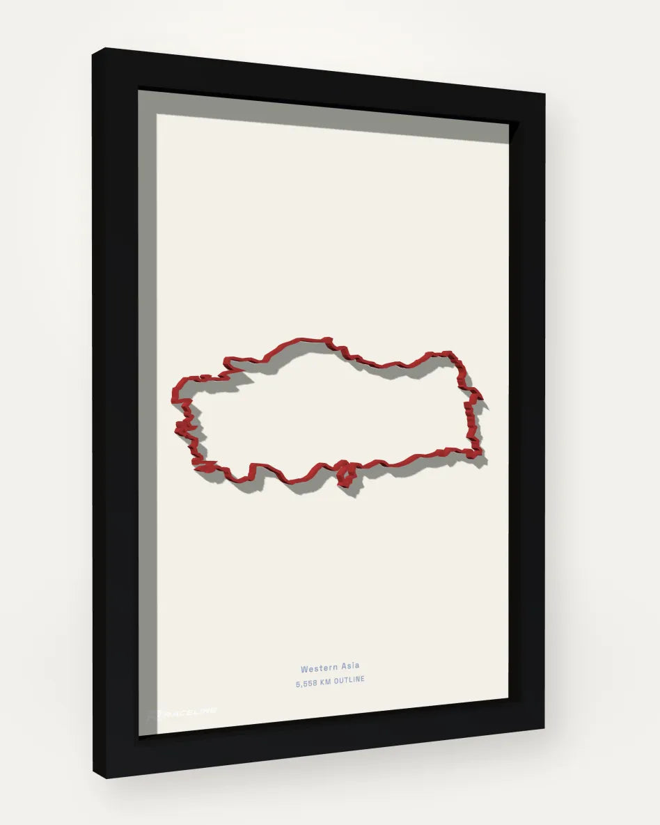 Turkey poster with solid background